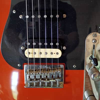 St. Blues Telecaster 2000s in pristine condition in rare orange red and black Memphis Tennessee under 10 lbs image 4