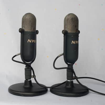 Aiwa RV-1A NHK Ribbon Mics Pair Aiwa RV-1A 1950's~1960's image 8