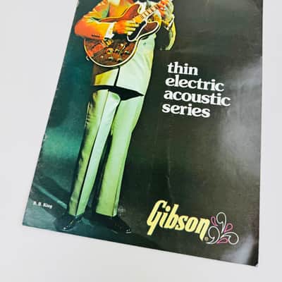 Gibson 5-Piece Instrument Series Brochure Pack – B.B. King, Roy Clark, Bill Withers & More 1975 image 8