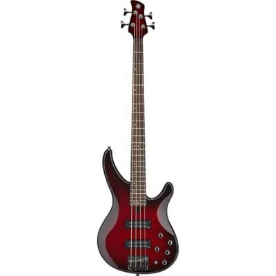 Yamaha Dark Red Burst Trbx604Fm Bass Bild 2