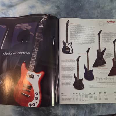 Vintage 2010 Epiphone Guitar Bass Mandolin Catalog 56 Pages Great Condition Case Candy image 6