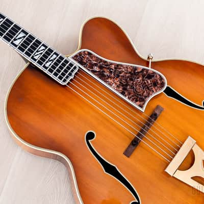 1963 Gibson Super 400C Cutaway Acoustic Archtop Guitar Cherry Sunburst, 100% Original w/ Case image 8