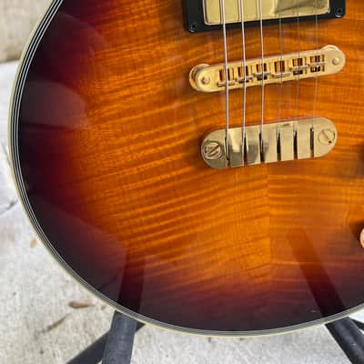 Dean USA 25th Anniversary Gold plated Cadillac 2002 - Amber Burst image 6