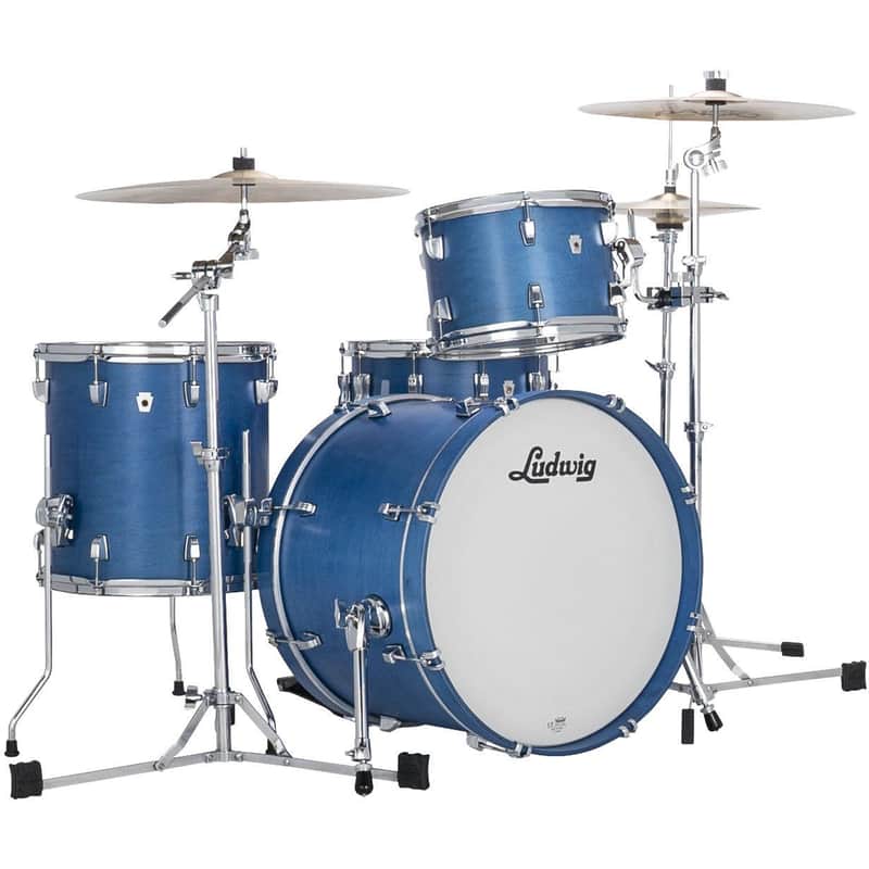 Ludwig LN3402TX NeuSonic Downbeat Outfit 8x12/14x14/14x20" Drum Set image 4