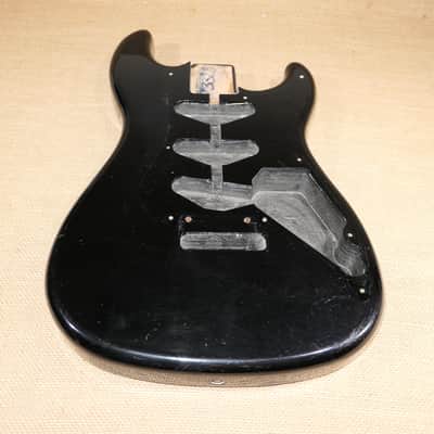 Body Black, Genuine 80s Squier Bullet Strat image 5