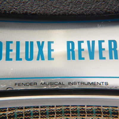 1968 Fender Deluxe Reverb AB763 Silverface 1x12 Combo Amp #59042 image 22
