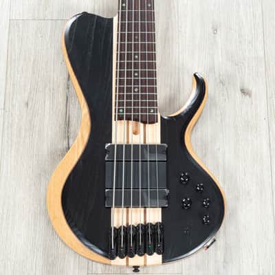 Ibanez BTB866SC BTB Bass Workshop 6-String Bass, Rosewood, Weathered Black image 2