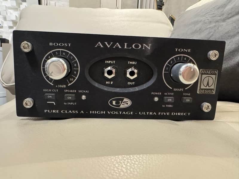 Avalon U5 Anniversary Edition Direct Box / Instrument Preamp 2010s - Black image 1