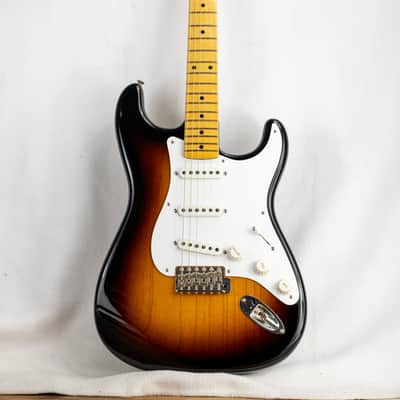 Fender LTD 70th Anniversary 1954 Stratocaster Time Capsule Package 1-Piece Quartersawn Maple Neck Fretboard Wide-Fade 2-Color Sunburst image 2