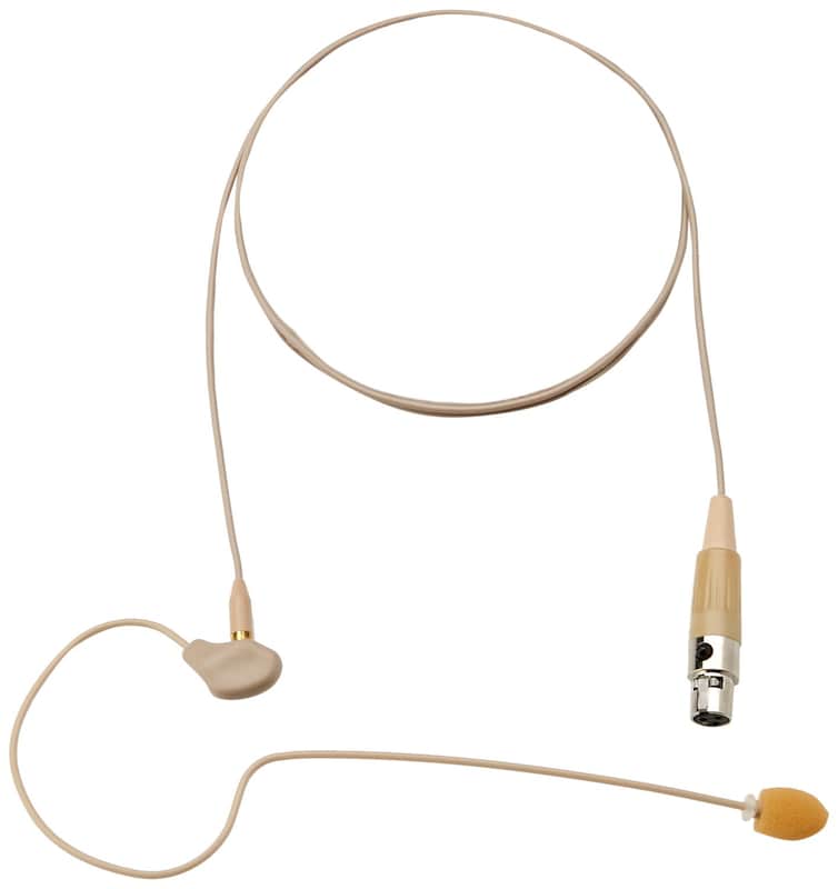 AKG Acoustics C111LP High Performance Lightweight Omnidirectional Ear Hook Microphone, 60Hz-15kHz Frequency Response, 1.8kOhms Impedance, 3 Pin Mini XLR Connector image 1