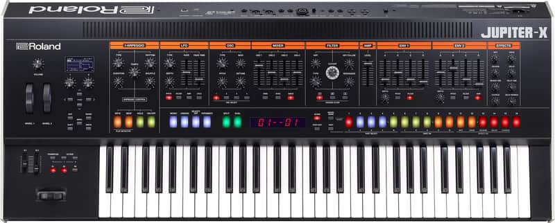 Roland Jupiter-X 61-Key Synthesizer 2019 - Present - Black image 1