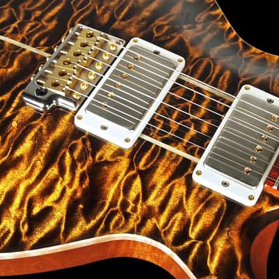 2011 Paul Reed Smith PRS Private Stock Santana Quilt Top w Cocobolo Board ~ Bronze Smoked Burst image 6