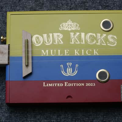 Four Kicks Mule Kick 2023 Edition Acoustic Cigar Box Ukulele by D-Art Homemade Guitar Co. image 3