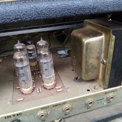 Vintage Italian Tube Amp Mac 4c A52 Reverb 60s,70s image 17