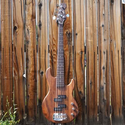 G&L USA Custom Shop Matador-V Monkey Pod 5-String Electric Bass Guitar w/ Black Tolex Case (2025) image 2