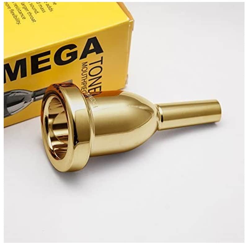 Bach 22 24K Gold Plated Tuba / Sousaphone Megatone Mouthpiece image 1