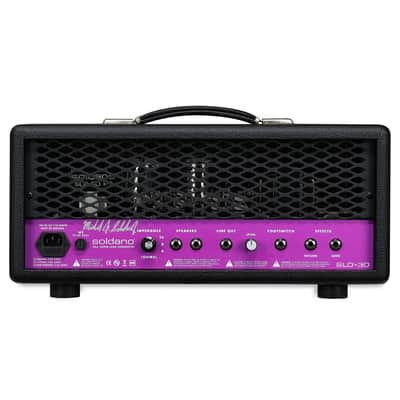 Soldano SLO-30 - Signed Purple Panel - Black Head image 4
