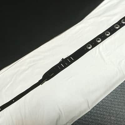 Perri’s Black Suede Leather with Conchos guitar strap - NEW image 1