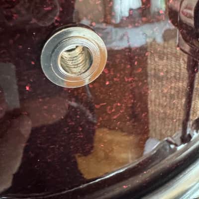 DW Performance Series 6.5x14" Maple Snare Drum - Merlot Sparkle image 10
