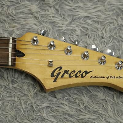 1990 made Greco GPM-1R Stratocaster type Fiesta Red finish Fujigen Made in Japan image 4
