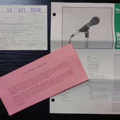 Electro-Voice EV 671BL Cardioid Dynamic Microphone Low Z Vintage 1980's *** FREE SHIPPING *** image 4