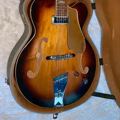 1954 Gretsch Streamliner 6190  Vintage  electric Guitar made in the usa lifton Hardshell case image 17
