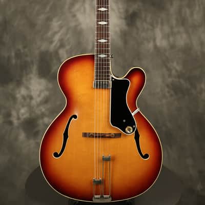 1965 Epiphone A412 Triumph Sunburst with wide nut width image 2