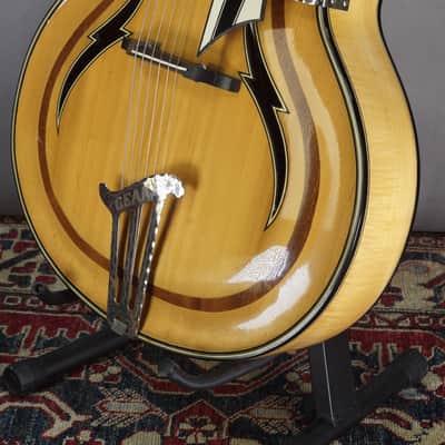 Geaka Masterbuilt Archtop 1950s Made in Germany w PU - Blonde  w/video image 9