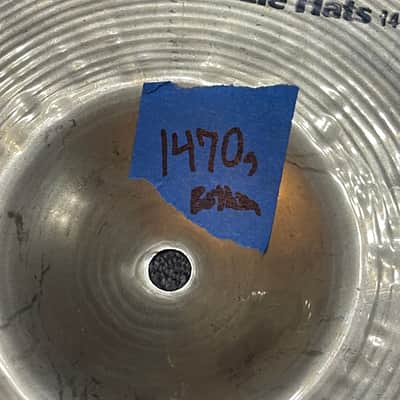 Sabian Hand Hammered Sizzle Hi Hat Cymbals 1470g image 7