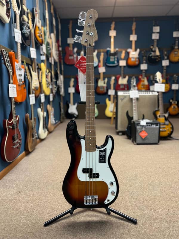 Fender Player Precision Bass with Maple Fretboard 2018 - Present - 3-Color Sunburst image 1