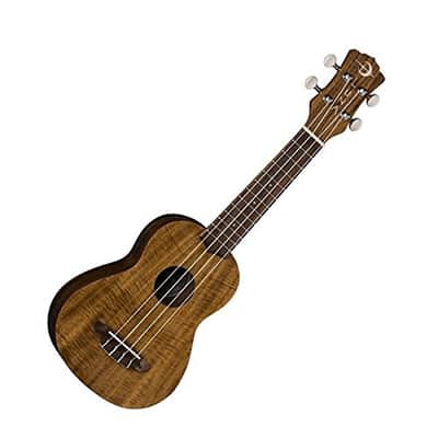 Luna UKE ACS Uke Flamed Acacia Soprano Ukulele w/Gigbag image 2