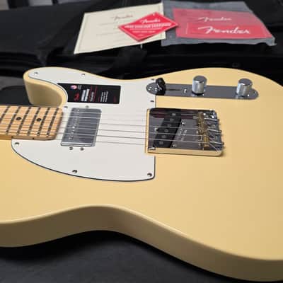 Fender American Telecaster BRAND NEW 75TH ANNIVERSARY Vintage White Custom Deluxe Performer SH Double Tap USA Push/Pull Humbucker HS Tele Pro Guitar image 4