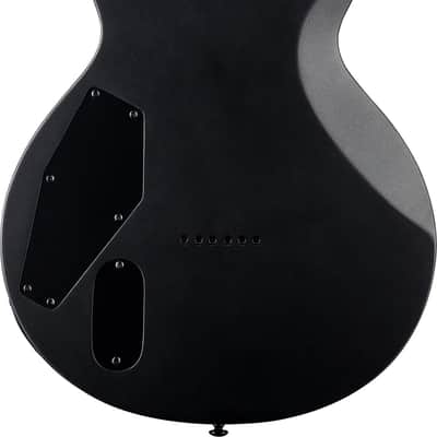 ESP LTD EC-1000 Baritone Electric Guitar, Charcoal Metallic Satin image 3