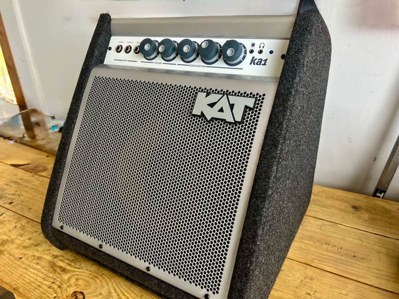 KAT Percussion KA1 50w Drum Amp - Black/Silver image 1