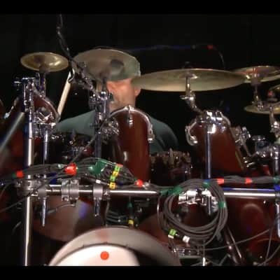 Tim "Herb" Alexander's PRIMUS 2014 Willie Wonka Tour, Tama Starclassic "Chocolate" 17-Piece Drum Set image 2