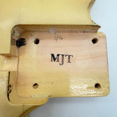 MJT Telecaster Body Relic Nitro Butterscotch Light mjt6699 image 9