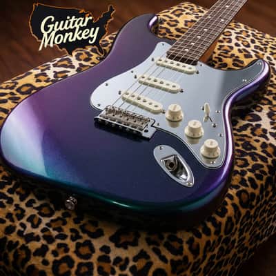 Stunning ColorShift Blue/Teal/Purple Replacement HSH Strat North American Alder image 15