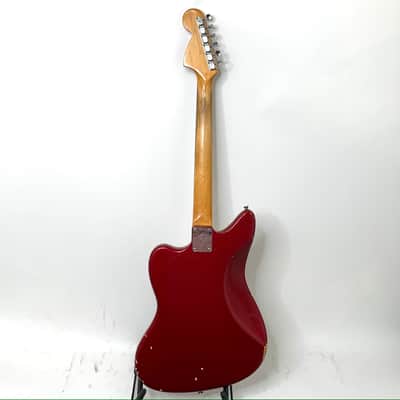 Fender Jaguar 1966 - Candy Apple Red Matched Headstock image 6
