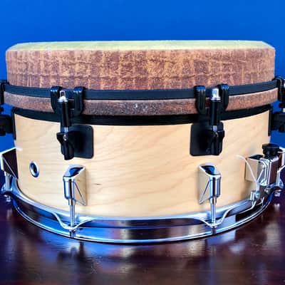 Remo Mondo Snare Drum Natural 14" x 7,5" RARE Acousticon image 6