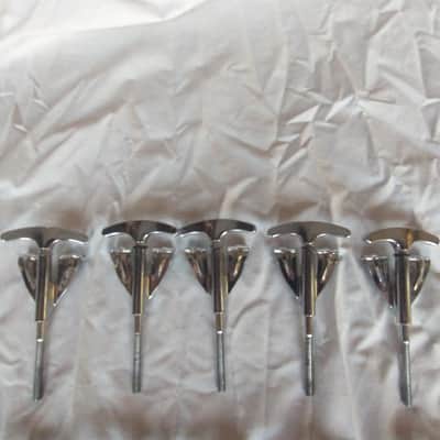 Ludwig Lot 1. (10) Vintage super classic bass drum tension rods & claws 1960s excellent plus! image 2