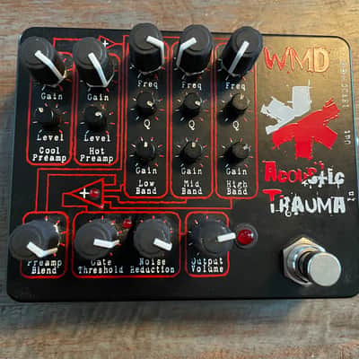 WMD Acoustic Trauma 2010s - Black w/ Voodoo Lab ISO 5 power Bild 1