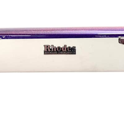 Rhodes Mark I Stage 73-Key Electric Piano, Refurbished in custom purple sparkle image 11