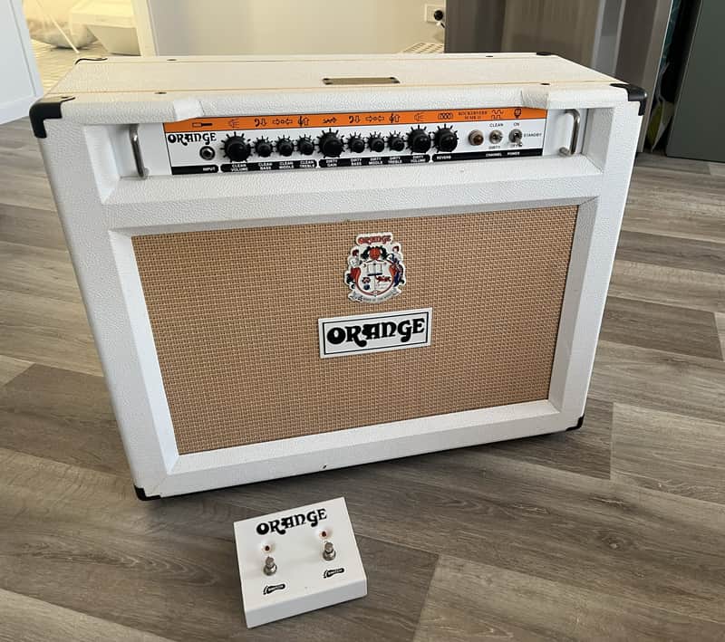 Orange Rockerverb 50 Combo MKII - Limited Edition 2014 - White image 1
