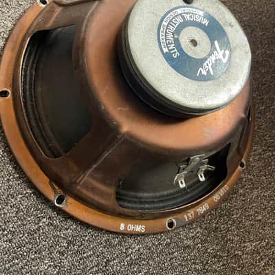 Fender Deluxe Reverb Silverface Vintage Blackfaced orig. Speaker image 9