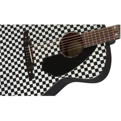 Fender Tim Armstrong Hellcat Checkerboard - Acoustic Guitar image 4