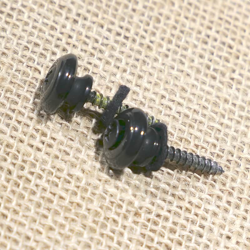 Strap Buttons Black, Genuine Charvel Charvel San Dimas Pro Mod 2H HH Same Day Shipping #DT11 image 1