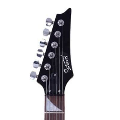 🎸+Amp! Unmarked "EyeBuzz" G Style Electric Guitar +Rosewood Fretboard +Cable!🎸 image 12
