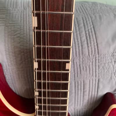 ESP LTD MH-327 2021 - See Thru Red 27 fret image 10