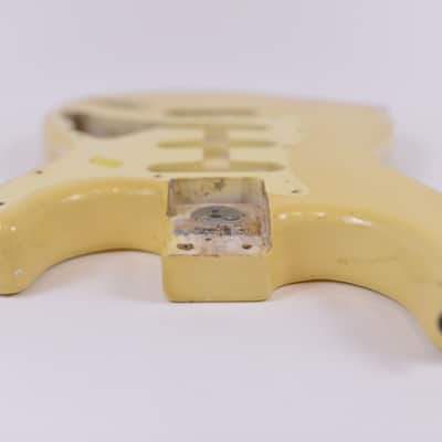 1978-1979 Fender Stratocaster BODY Olympic White 3-bolt 1970's Vintage 1975,1976,1977 image 12