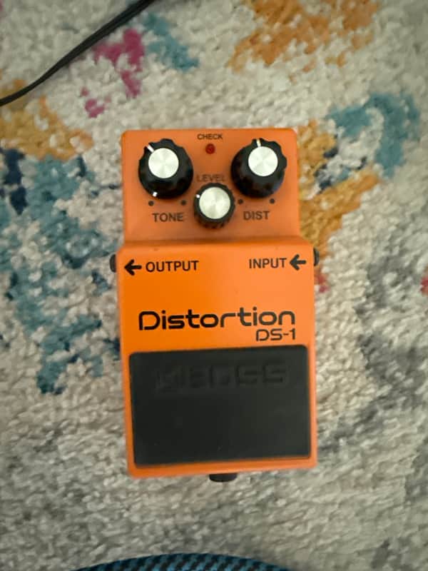 Boss DS-1 Distortion (Silver Label) 1994 - Present - Orange image 1